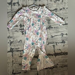 Carter's Floral Kids Bodysuit - White, Pink, Blue, Purple